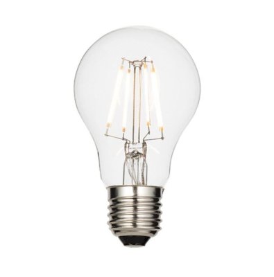 6.5 Watt ES Clear LED GLS Lamp - Warm white