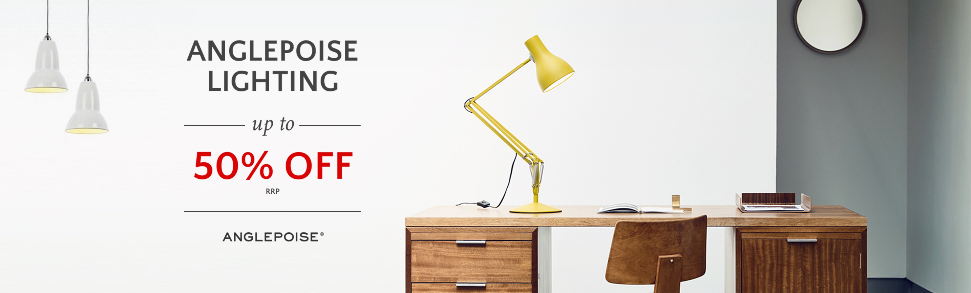 Anglepoise Lighting - up to 50% off RRP