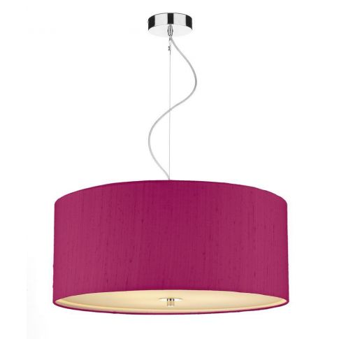 Without Diffuser Dar Lighting Renoir Lamp Shade in Hot Pink 