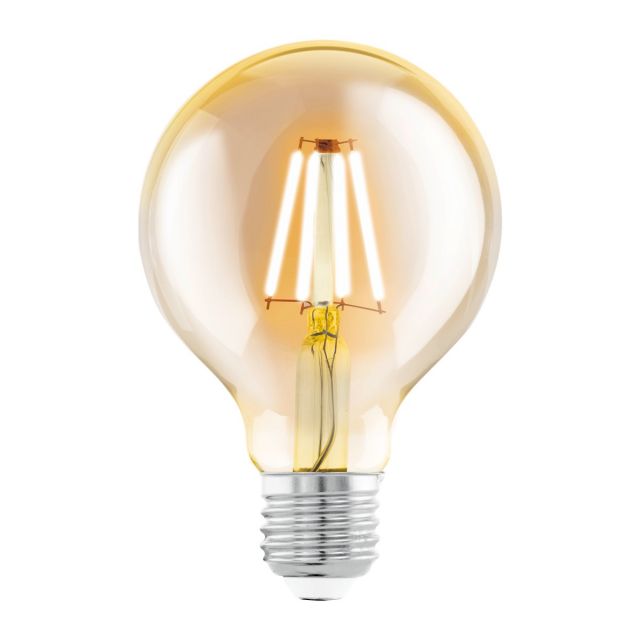 LED Filament Vintage Amber Small Globe Shape Lamp 4 watt