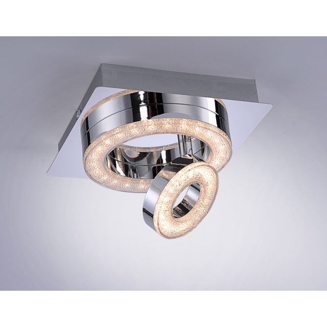 Tim Wall Or Ceiling 7.5 Watt LED Spotlight In Chrome With Crystal Diffuser 14520-17