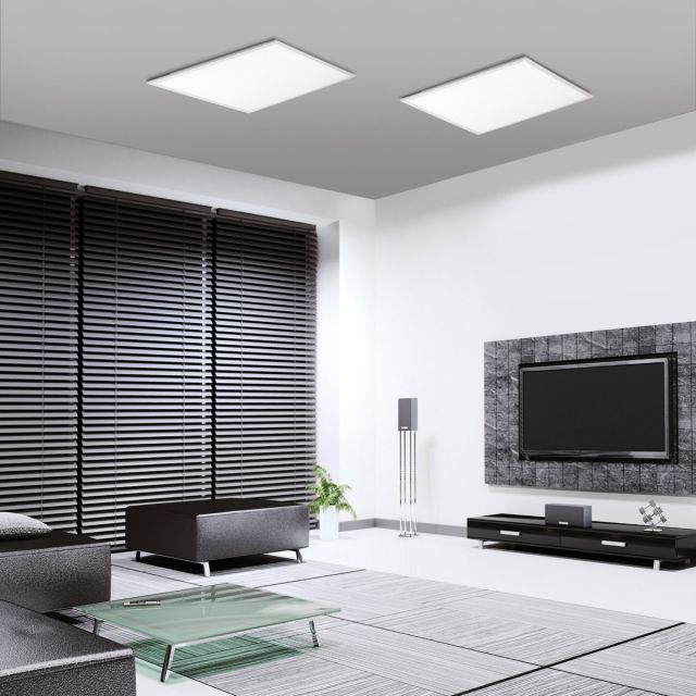 LED Square Flat Panel Colour Temperature Changing Ceiling Light 14531-16