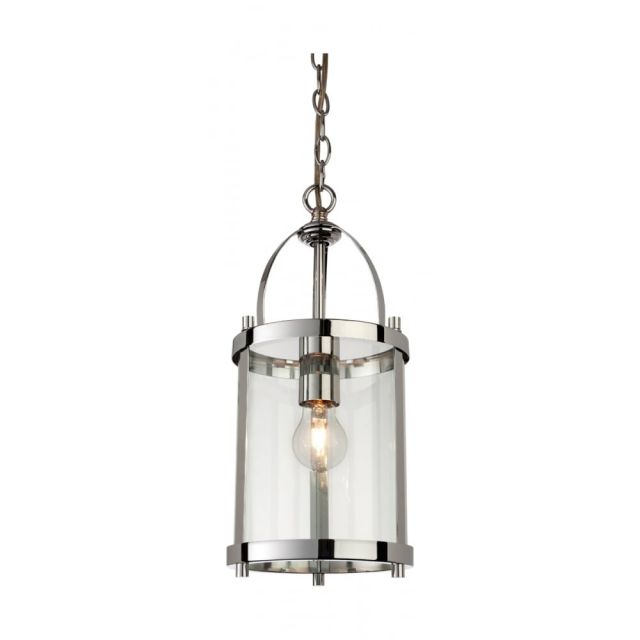 Firstlight 8300CH Imperial 1 Light Round Polished Chrome Hanging Hall Lantern 