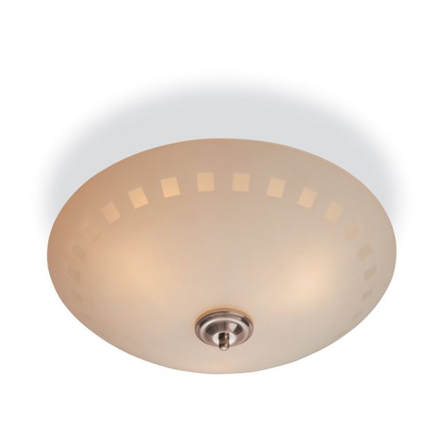 Firstlight 8315 Daisy 3 Light Flush Ceiling with Opal Patterned Glass
