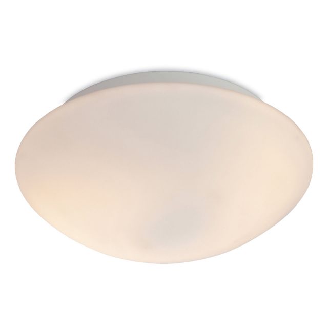 Firstlight 8343 Vento 2 Light Bathroom Ceiling Light with Opal Glass