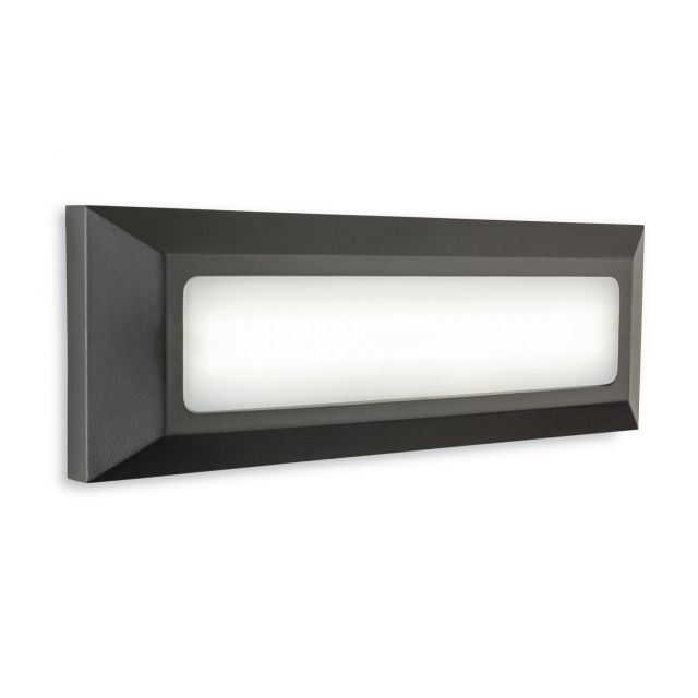 Firstlight 2811GP Shine LED Outdoor Step Light in Graphite IP65