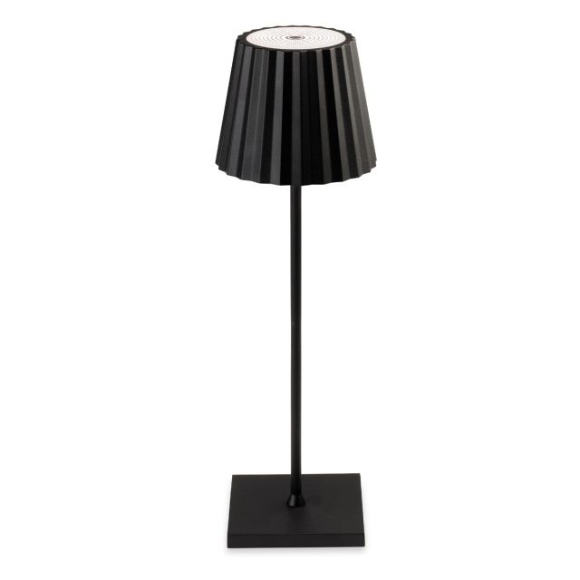 Firstlight 3861BK Koko LED Outdoor Table Lamp In Black IP54