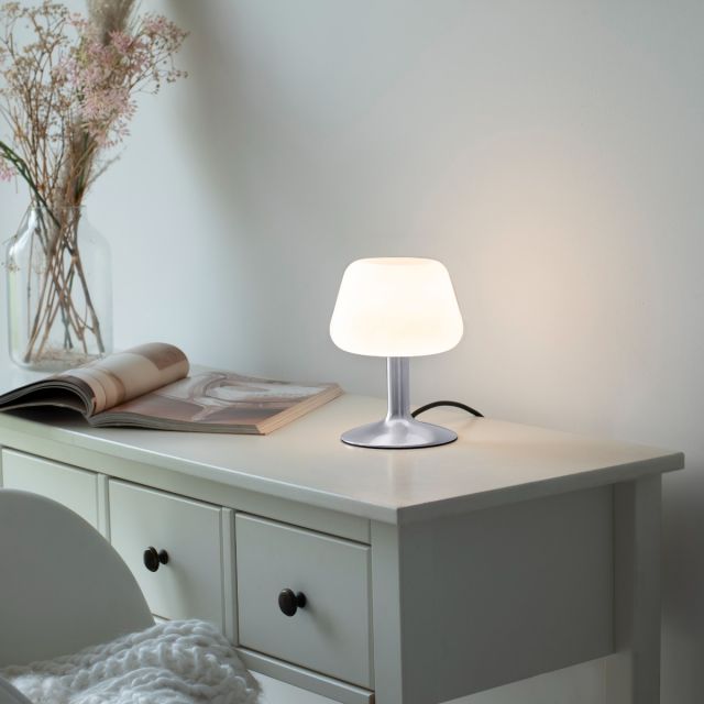 Till LED Touch Table Lamp In Steel Finish 4078-55