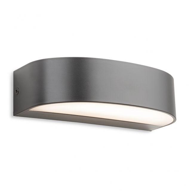 Firstlight 4153GP Texas Outdoor LED Resin Round Wall Light In Graphite Finish IP65