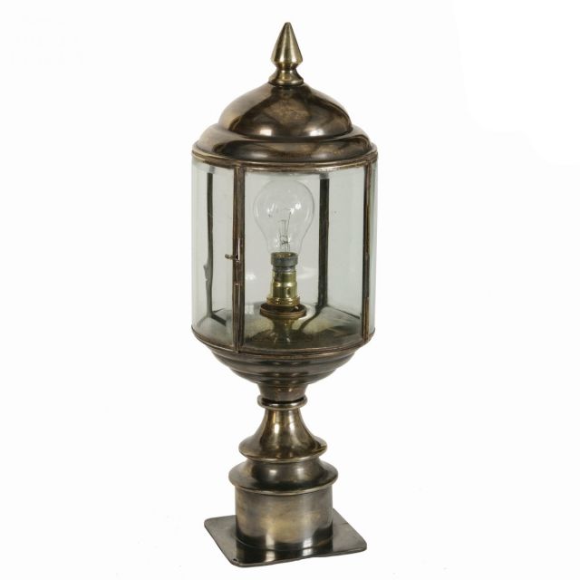 Wentworth 471SP Traditional Solid Brass 1 Light Short Pillar Lamp