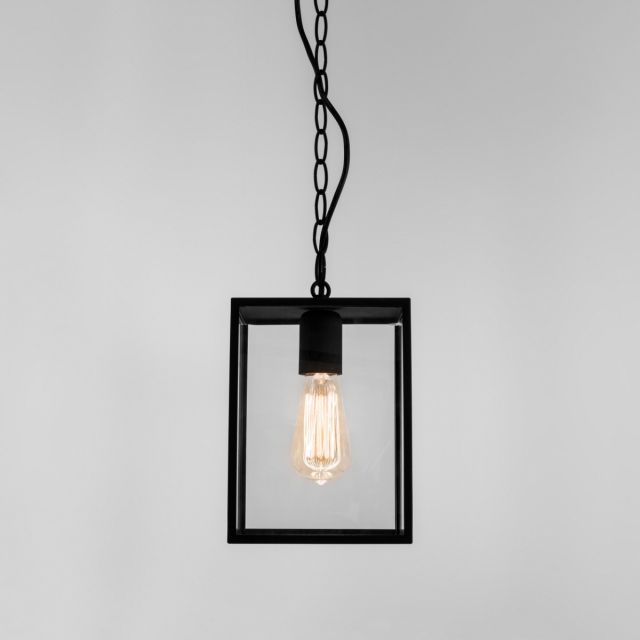 Astro 1095010 Homefield Outdoor Ceiling Pendant in Black Finish