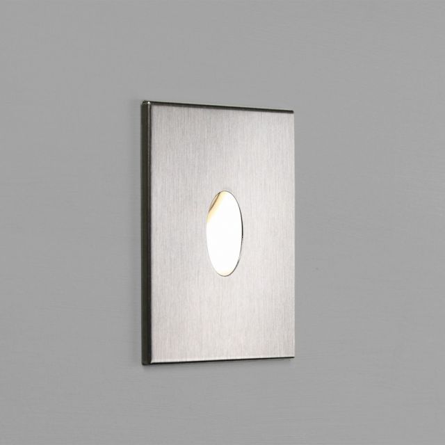 Astro 1175002 Tango Bathroom Recessed LED Wall Light In Steel
