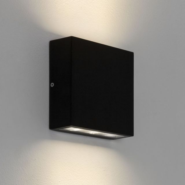 Astro 1331002 Elis Twin Outdoor Wall Light in Black Finish