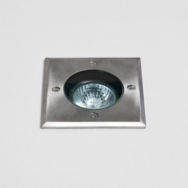 Astro 1312003 Gramos Square Outdoor Walkover Light In Brushed Stainless Steel Finish IP44