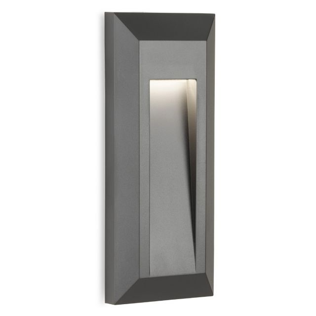 Firstlight 6811GP Enzo LED Resin Wall & Step Light In Graphite Finish IP65