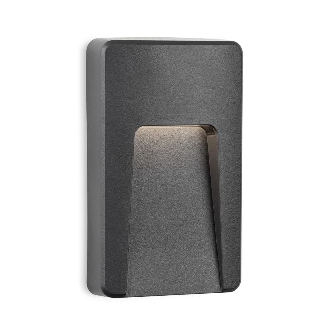 Firstlight 6816GP Golf LED Resin Wall & Step Light In Graphite Finish IP65