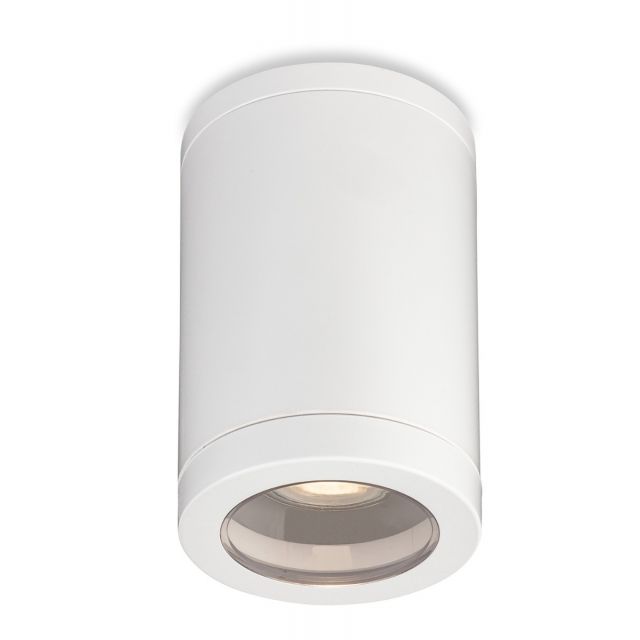 Firstlight 6818WH Max Resin Flush Ceiling Fitting In White Finish IP65