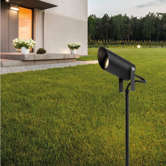 Firstlight 6832BK Visor Long Spike Spot Light In Black Finish