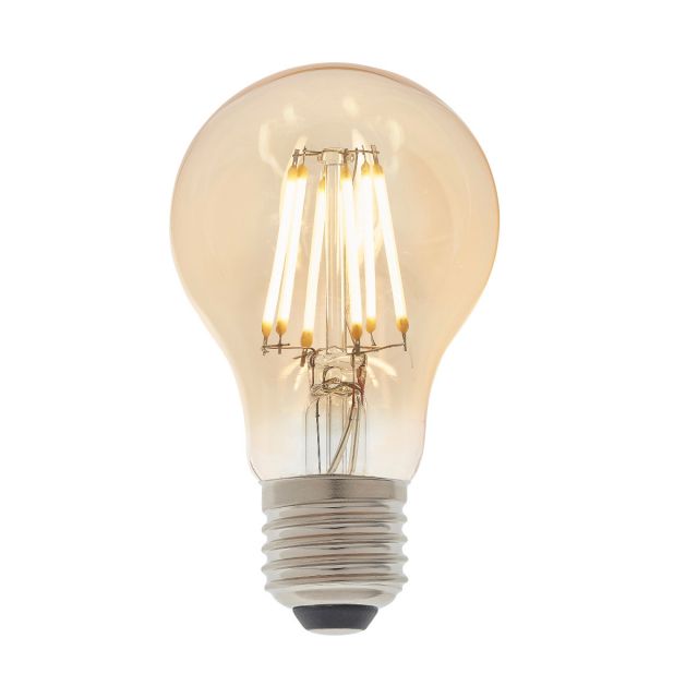 Standard Lamp E27 Edison Screw 6 Watt GLS Bulb With Gold Finish - Dimmable