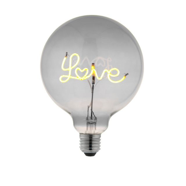 Endon Lighting 94504 Love Up Edison Screw Smokey LED Filament Lamp 