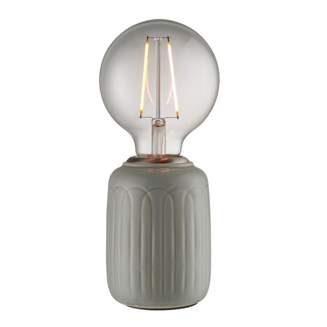 Endon Lighting 94506 Olivia Ceramic Table Lamp In Gloss Thyme Finish