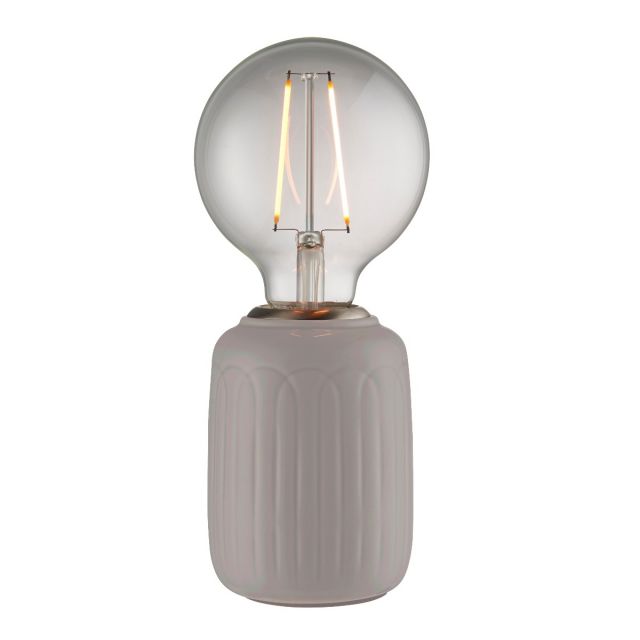 Endon Lighting 94507 Olivia Table Lamp In Gloss Taupe Finish 