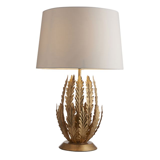 Endon Delphine 95037 Table Lamp in Gold Paint