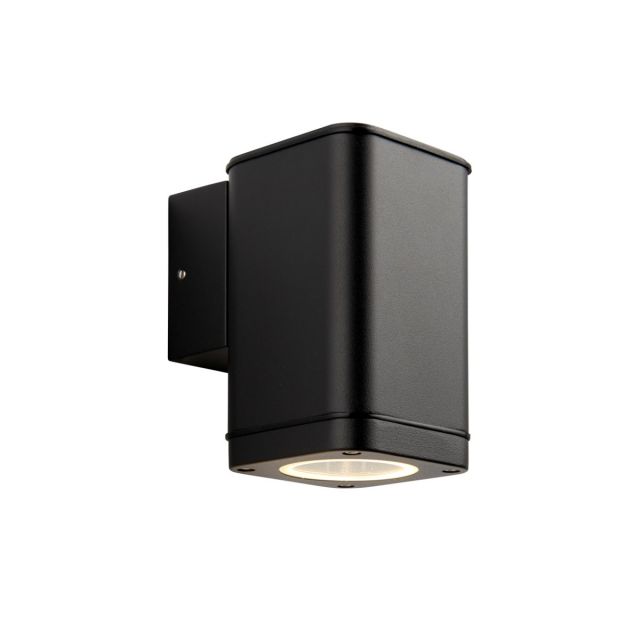 Endon 96910 Milton Outdoor Dimmable Wall Light In Textured Black Finish IP44