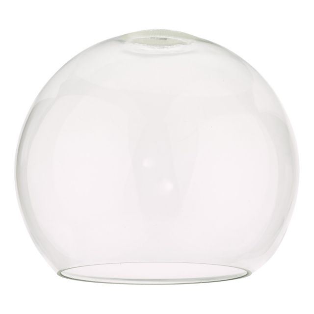 Dar Lighting Easy Fit Open Round Clear Glass Shade ACC871