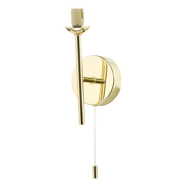 Dar Lighting Cohen Wall Light In Polished Gold Finish Bracket Only COH0735-F