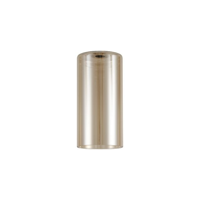 Forum Non-Electric Tall Cylinder Glass Shade in Cognac Finish