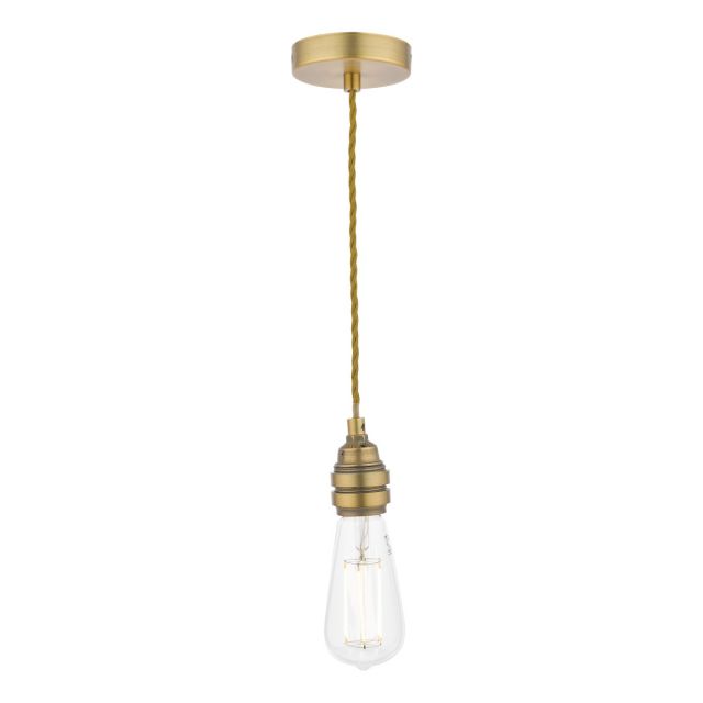 5787AB Small Fisherman Ceiling Light in Antique Brass 