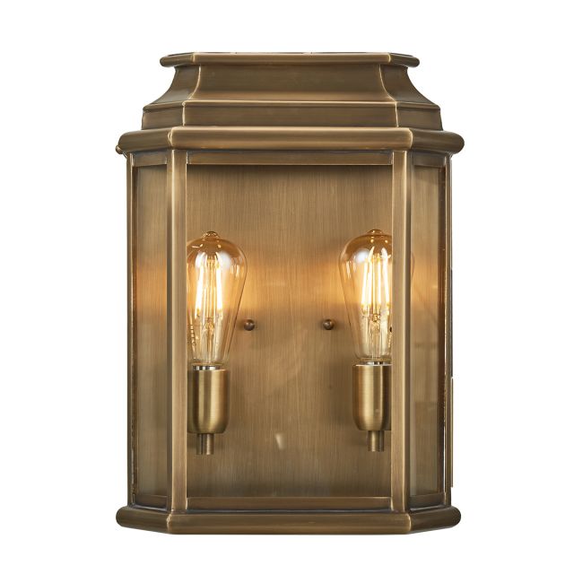 Elstead ST-MARTINS-L-BR St Martins Outdoor Large Wall Lantern In Aged Brass