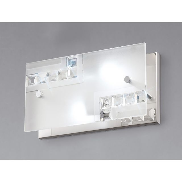 Diyas IL31260 Starlet Frosted Glass Wall Light