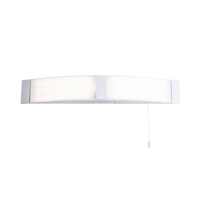 Salford Bathroom Shaver Wall Lamp In White Finish