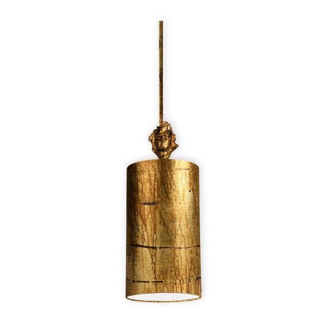 FB/FRAGMENT-G/PS 1 Light Aged Gold Small Ceiling Pendant