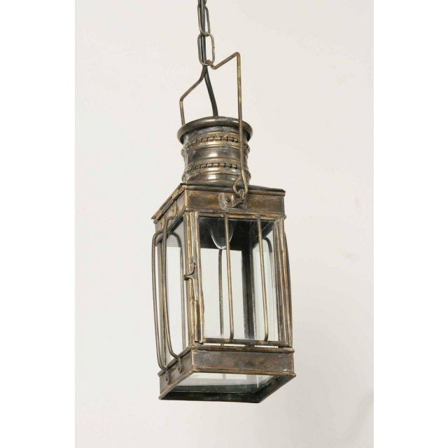 Small 422S Traditional Solid Brass Cargo 1 Light Lantern
