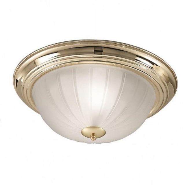 C5639 Flush Ceiling Light With Brass Finish