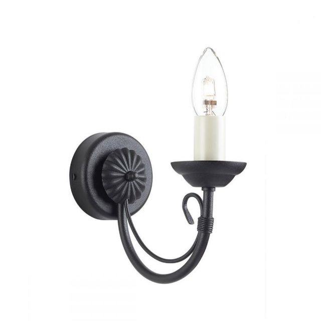 Elstead CH1 BLACK Chartwell 1 Light Wall Light In Black - Fitting Only
