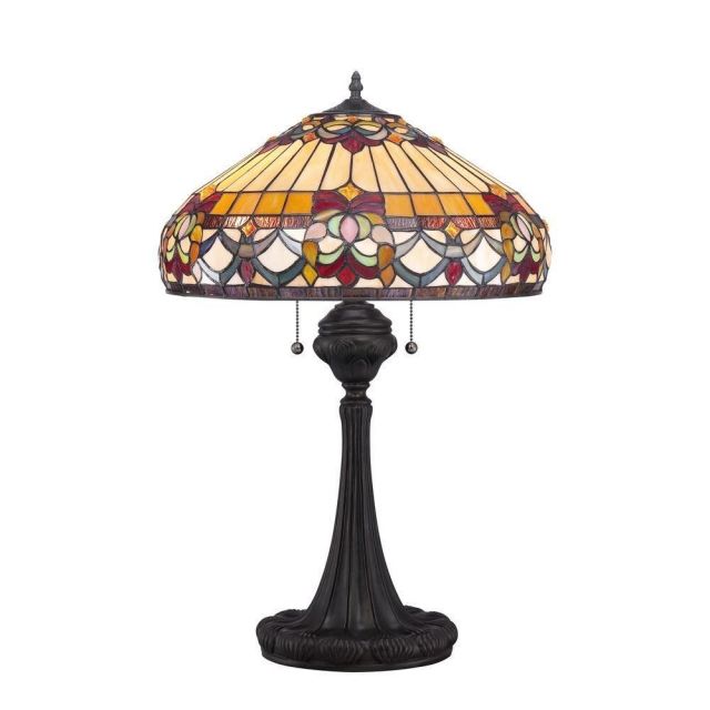 QZ/BELLEFLEUR/TL Belle Fleur Tiffany Bronze Table Lamp
