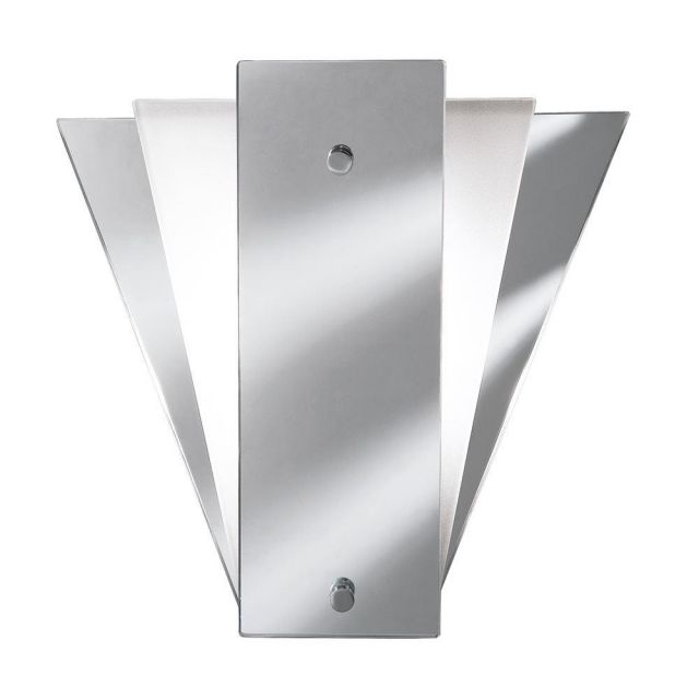 Searchlight 6201 Art Deco Wall Light with mirrored Glass