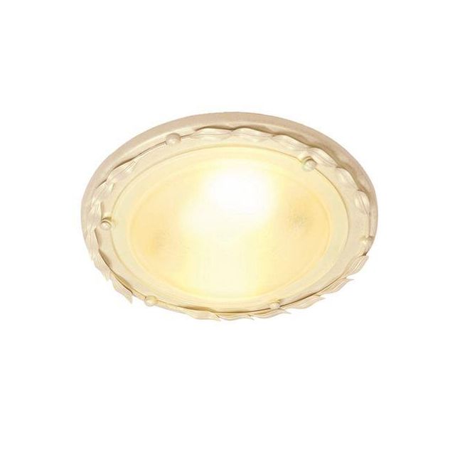Elstead OV/F Olivia flush ceiling light in Ivory Gold