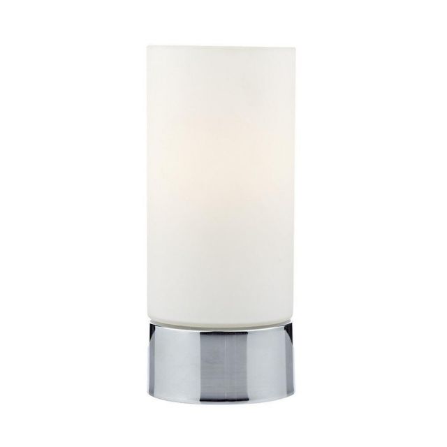 JOT4050 JOT Polished Chrome and Opal Glass Touch Table Lamp