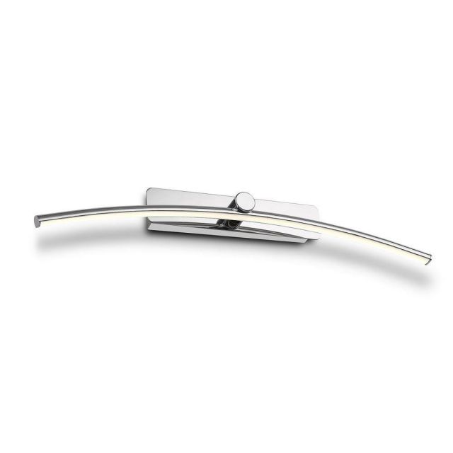 Mantra M6370 Jeri LED Small 3000K Wall Light In Polished Chrome - L: 460mm