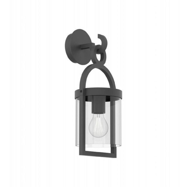 Mantra M6551 Maya 1 Light Outdoor Wall Light In Anthracite - H: 410mm