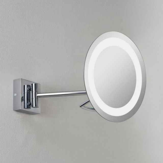 Astro 1097002 Gena Plus magnifying swing-arm illuminated bathroom mirror, IP44