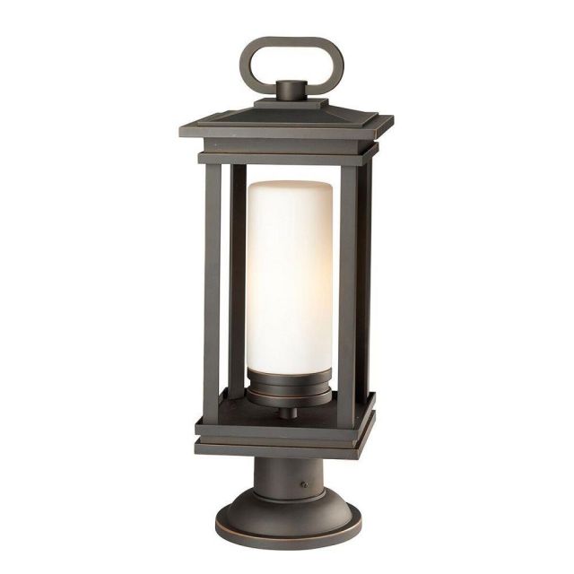 KL/SOUTH HOPE3/L South Hope Large Pedastal Light In Rubbed Bronze
