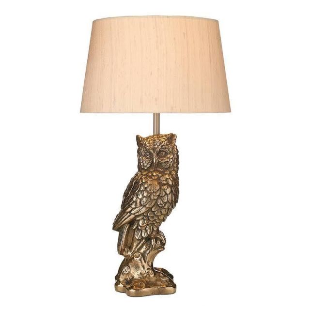 David Hunt Lighting TAW4263 Tawny Owl Table Lamp In Bronze, Base Only