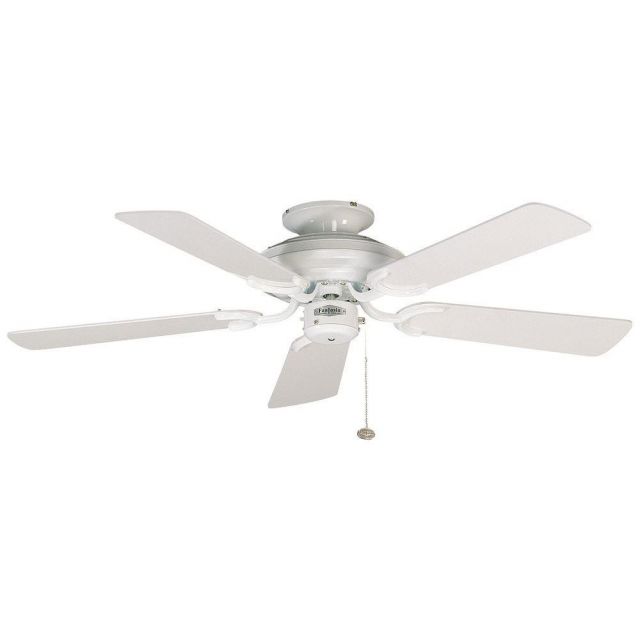 Fantasia 110644 Mayfair 42" Ceiling Fan In Gloss White With Gloss White Blades
