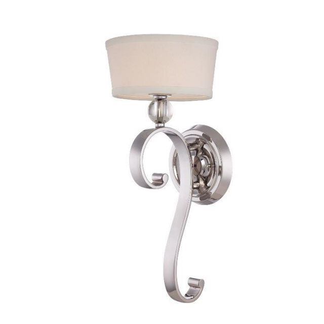 QZ/MADISONM1 IS Imperial Silver Madison Manor 1 Light Wall Light